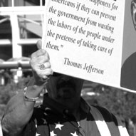 Houston Tea Party - Downtown, Discovery Green - July 3, 2009... Click to enlarge