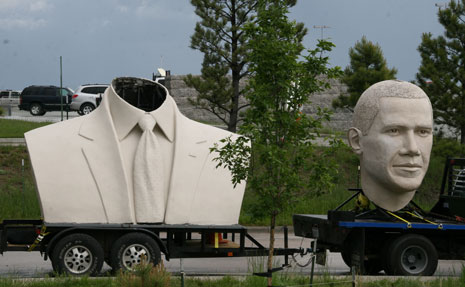 Picture taken at Mount Rushmore on June 18th, 2009. Copyright © 2009 obamafu.com