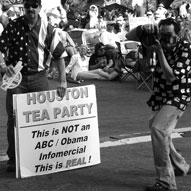 Houston Tea Party - Downtown, Discovery Green - July 3, 2009... Click to enlarge